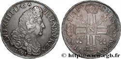 LOUIS XIV LE GRAND OU LE ROI SOLEIL Écu aux huit L, 1er type 1691 Montpellier TTB+