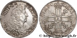 LOUIS XIV LE GRAND OU LE ROI SOLEIL Écu aux huit L, 1er type 1691 Paris