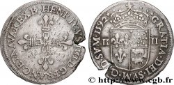 HENRY IV Quart d écu de Béarn 1592 Pau