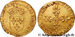 CHARLES IX Écu d or au soleil, 1er type 1575 Lyon
