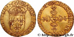 HENRY III Écu d or au soleil, 3e type 1588 La Rochelle