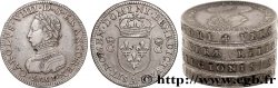 CHARLES IX Piéfort de poids quadruple du demi-teston 1573 Paris