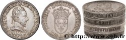 HENRY III Piéfort de poids quadruple du teston 1577 Paris