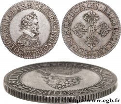 HENRY IV Piéfort de poids double du franc 1607 Paris, Moulin du Louvre