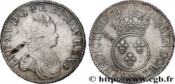 LOUIS XV THE BELOVED Écu dit  vertugadin  1717 Reims