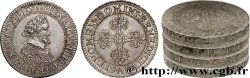 HENRY IV Piéfort de poids quadruple du quart de franc 1607 Paris, Moulin du Louvre