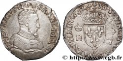 CHARLES IX COINAGE IN THE NAME OF HENRY II Teston à la tête nue, 1er type 1560 Lyon