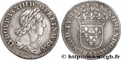 LOUIS XIII  Douzième d écu, buste drapé et cuirassé (2e buste de Jean Warin) 1642 Paris, Monnaie du Louvre