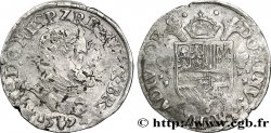 PAYS-BAS ESPAGNOLS - DUCHÉ DE BRABANT - PHILIPPE II D ESPAGNE Cinquième d écu Philippe 1572 Anvers
