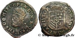 SPANISH LOW COUNTRIES - DUCHY OF BRABANT - PHILIPPE II Liard 1599 Maastricht