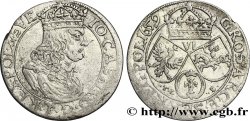 POLAND - KINGDOM OF POLAND - JEAN II CASIMIR Six groschen ou szostak koronny 1659 Cracovie
