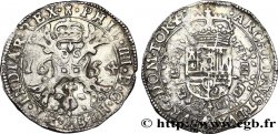 SPANISH NETHERLANDS - TOURNAISIS - PHILIP IV Demi-patagon 1654 Tournai