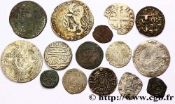LOTES Quinze monnaies royales étrangères, états et métaux divers  