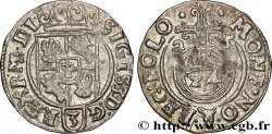 POLONIA - SIGISMUNDO III VASA Vingt-quatrième de thaler ou poltorak koronny ou trois polker 1625 Cracovie