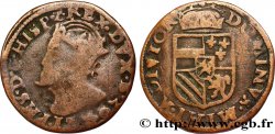 SPANISH LOW COUNTRIES - DUCHY OF BRABANT - PHILIPPE II Liard 1592 ? Maastricht
