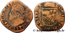 SPANISH LOW COUNTRIES - DUCHY OF BRABANT - PHILIPPE II Liard 1593 Bois-le-Duc