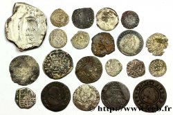 LOTES Vingt monnaies royales étrangères, états et métaux divers n.d. 
